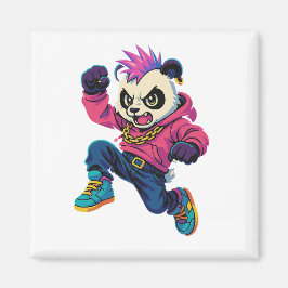 Punk Panda Power Magnet