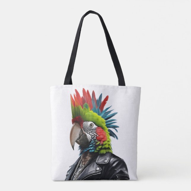 Punk Parrot Tasche (Rückseite)