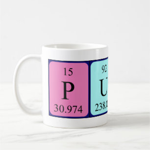 Punk periodische Tasse von Tabellenwörtern