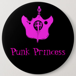 Punk Prinzessin Button