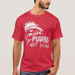Punk Punks Not Dead Rock Musik ästhetische Subkult T-Shirt