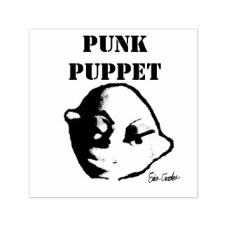 Punk-Puppe (Design von Erica Crooks) Permastempel