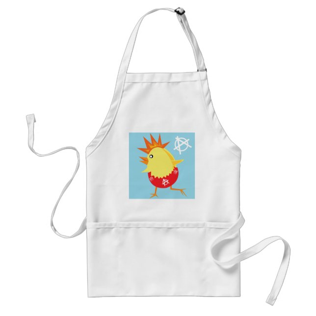 punk rock anarchy easter chick schürze (Vorne)
