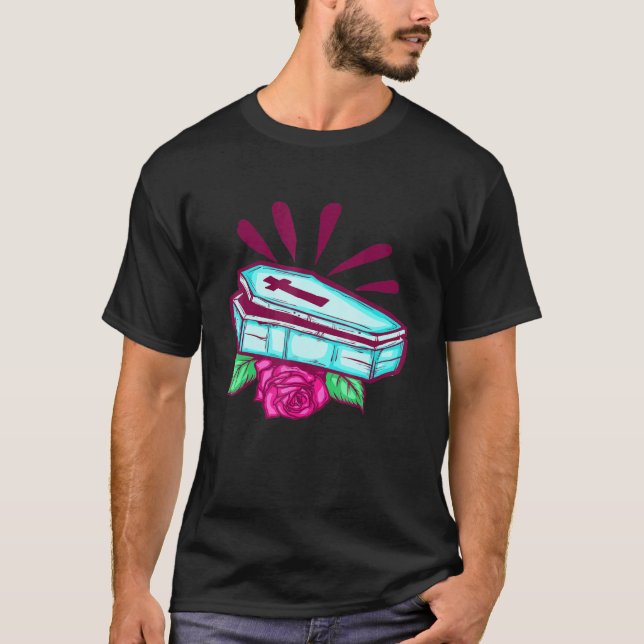 Punk Rock Ästhetik Punkrocker Coffin T-Shirt (Vorderseite)