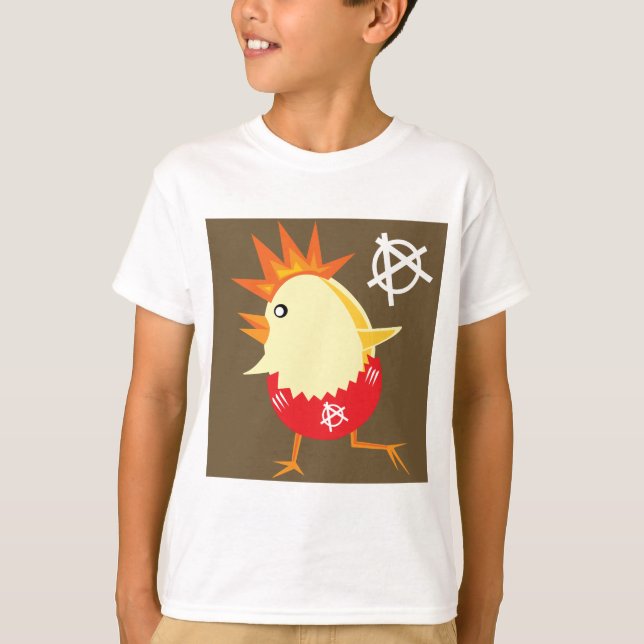 Punk Rock Chicken T-Shirt (Vorderseite)