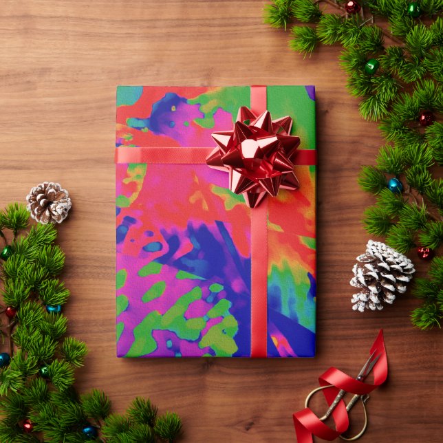 Punk Rock Design Geschenkpapier (Feiertagsgeschenk)