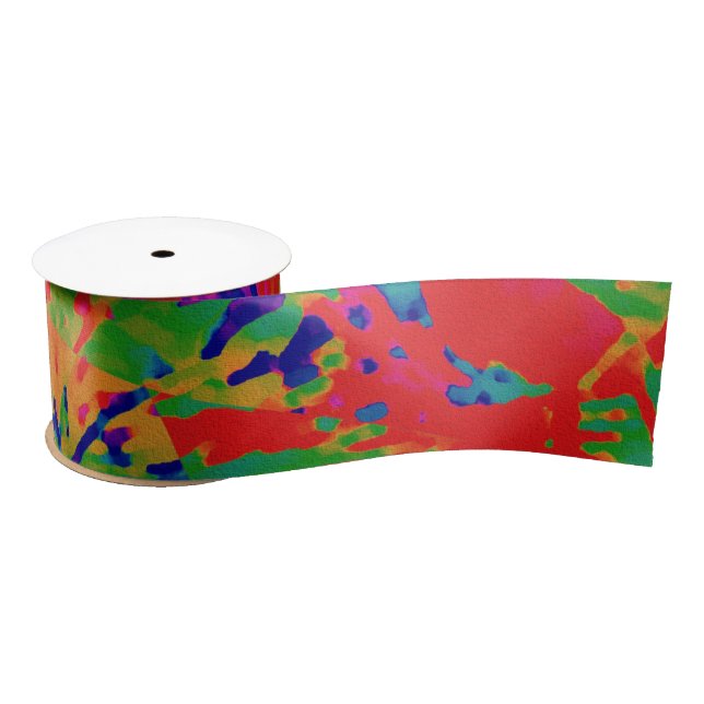 Punk Rock Design Satinband (Spule)