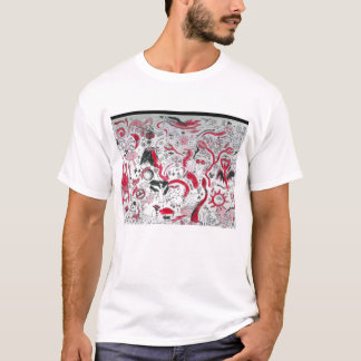 Punk Rock Doodle #3 Vampire in COLOR T-Shirt