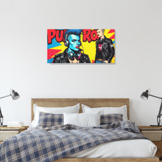 PUNK ROCK FÜR IMMER-3 LEINWANDDRUCK