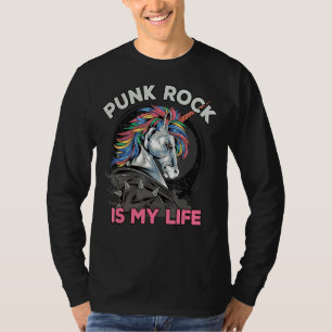 Punk Rock ist mein Leben I Anarchie & Punker I Pun T-Shirt