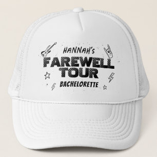 Punk Rock Junggesellinnen-Wochenende Braut Trucker Truckerkappe