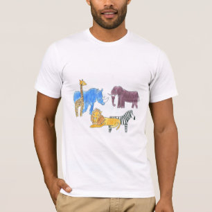 Punk Rock Kritzelbild #36 Afrikanische Savannen-Ti T-Shirt