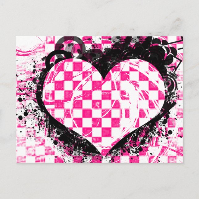 Punk Rock Liebe Wedding Bridal Dusche Einladung (Vorderseite)