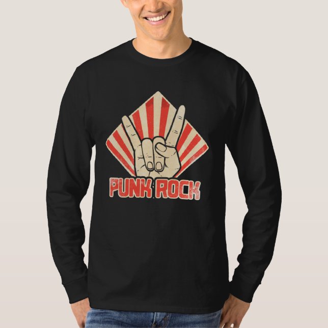 Punk Rock Music Retro Punkrock  9 T-Shirt (Vorderseite)