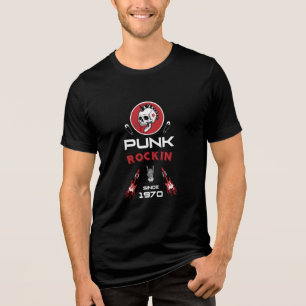 Punk Rock Musik Nostalgie seit 1970 Tri-Blend Shirt