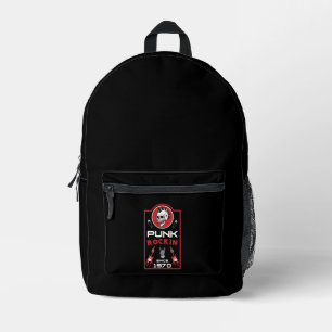 Punk Rock Musik seit 1970 Bedruckter Rucksack