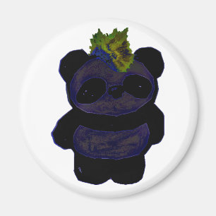 Punk Rock Panda 2 Magnet