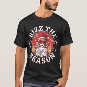 Punk Rock Retro Rizz Die Jahreszeit Funny Weihnach T-Shirt