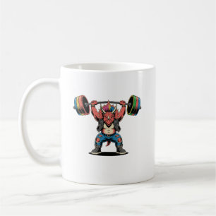 Punk Rock Stegosaurus Dinosaur Gitarre spielend Kaffeetasse