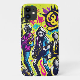 Punk Rock Street Art Band Graffiti Case-Mate iPhone Hülle
