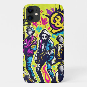 Punk Rock Street Art Band Graffiti Case-Mate iPhone Hülle