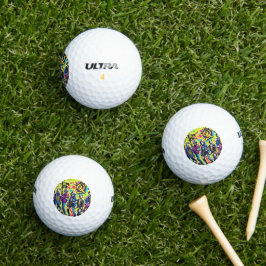 Punk Rock Street Art Band Graffiti Golfball