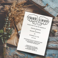 Punk Rock Tattoo Hands Minimalistisch Schwarz und