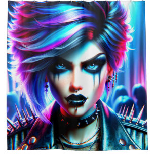 Punk Rocker Duschvorhang