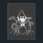 Punk Rockstar Kitten Kitty Cat Drummer Punk Postkarte<br><div class="desc">Punk Rockstar Kitten Kitty Cat Drummer Playing Drums Grafik Design Geschenkkarte Sammlung.</div>