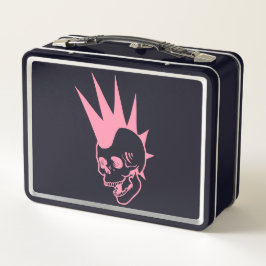 Punk-Schädel Metall Brotdose