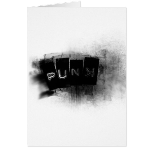 Punk schwarz-weiß (Vorne)