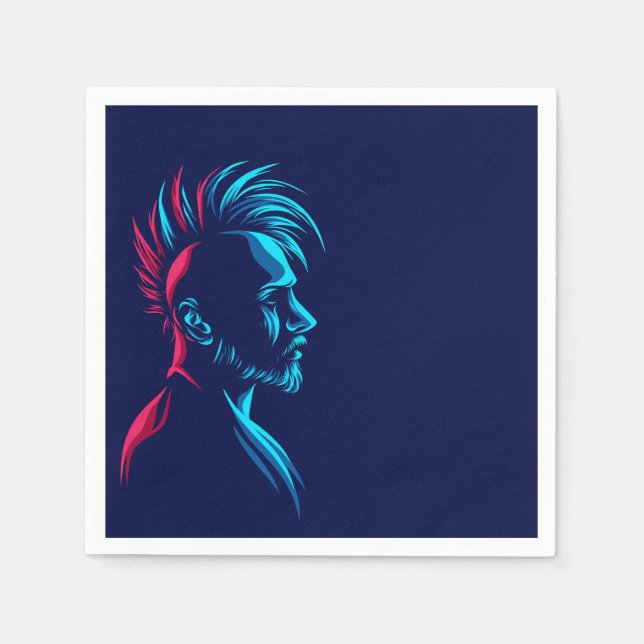 Punk Serviette (Vorderseite)