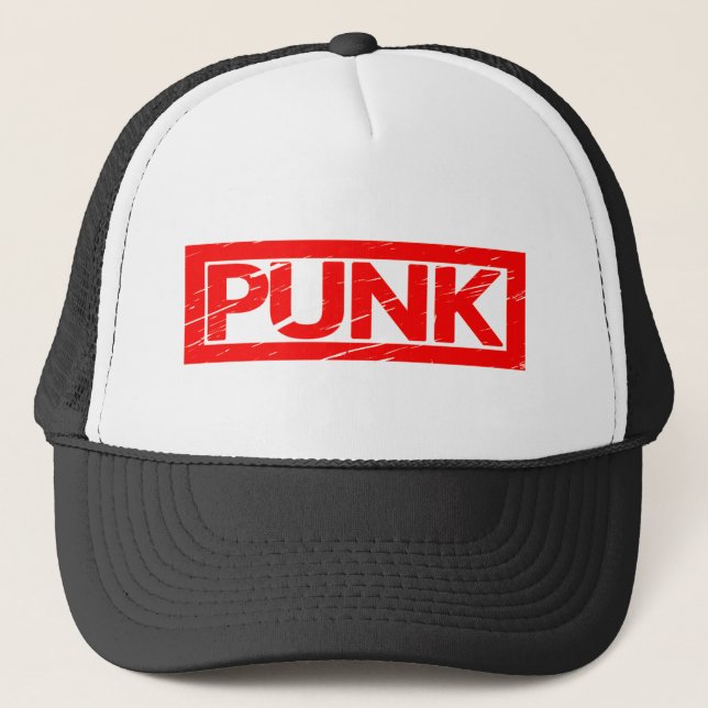 Punk Stempel Truckerkappe (Vorderseite)
