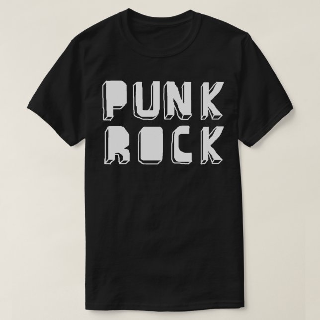 Punk-Stil T-Shirt (Design vorne)