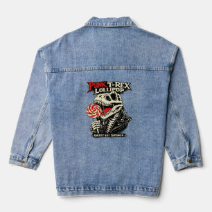Punk T-Rex Lutscher - Süß aber wild Jeansjacke