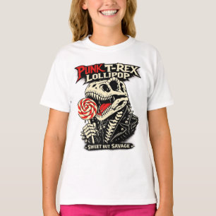 Punk T-Rex Lutscher - Süß aber wild T-Shirt