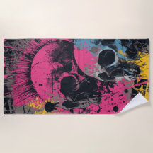 Punk-Totenkopf-Graffiti-Urban-Street-Art-Illustrat
