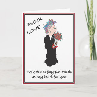 Punk Valentine Feiertagskarte