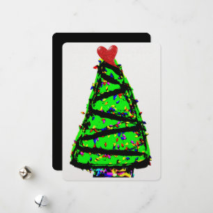 Punk Weihbaum Feiertagskarte