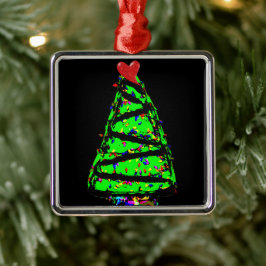 Punk Weihbaum Ornament Aus Metall