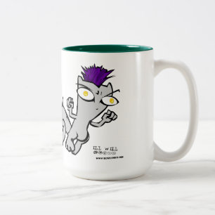 Punkeichhörnchen-Verrücktheit Begley Tasse