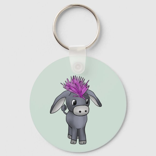 Punkesel Schlüsselanhänger (Vorderseite)