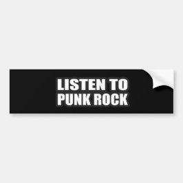 PUNKfelsen-Typmädchen punker Punkrocker-Punkmusik Autoaufkleber