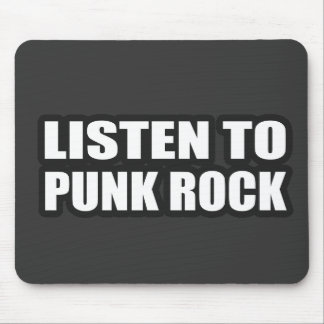 PUNKfelsen-Typmädchen punker Punkrocker-Punkmusik Mousepad