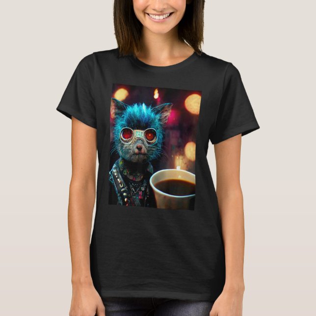 Punkkatze T-Shirt (Vorderseite)
