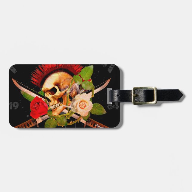 Punkrock für immer gepäckanhänger (Vorderseite horizontal)