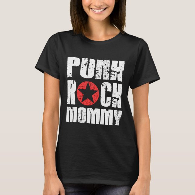 Punkrock-Mama T-Shirt (Vorderseite)