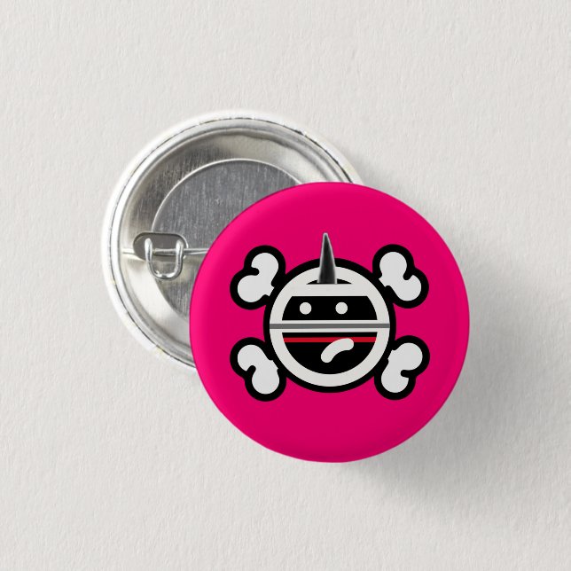 Punkrock Unicorn-Button Button (Vorne & Hinten)