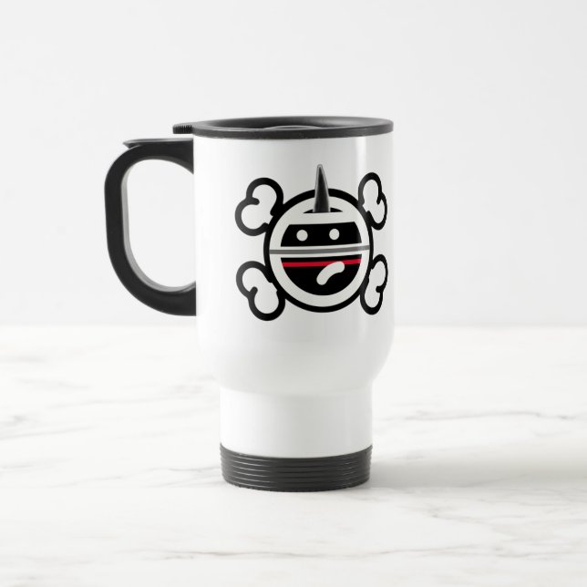 Punkrock Unicorn Travel Mug Reisebecher (Links)