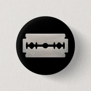 PUNKrocker-RASIERKLINGEN Button